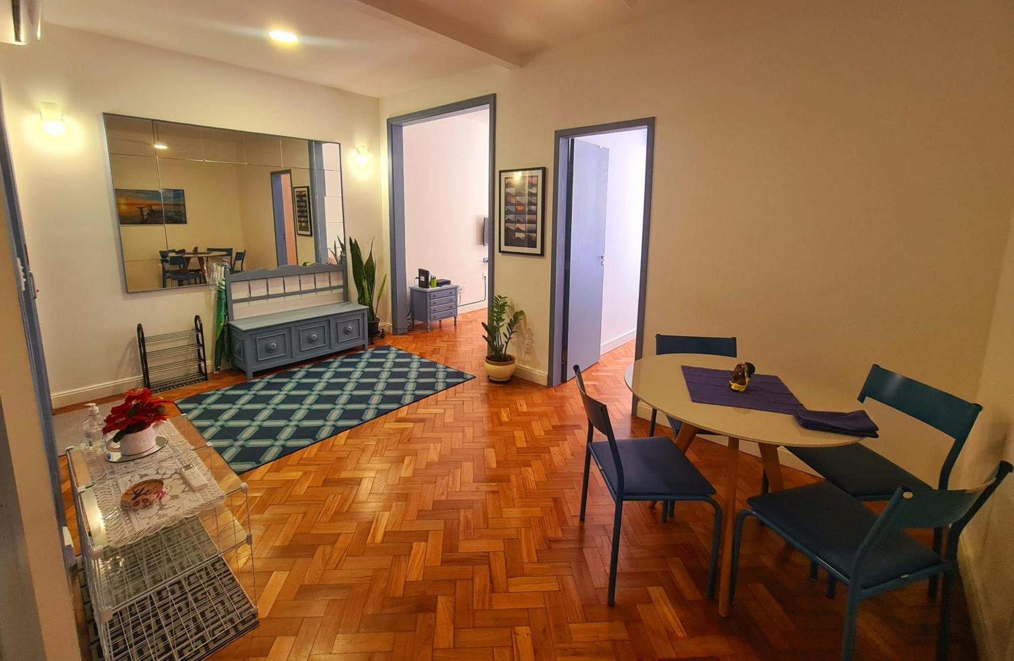 Apartamento Copacabana Azul Quadra Da